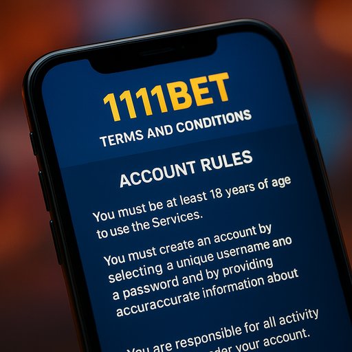 1111Bet account rules